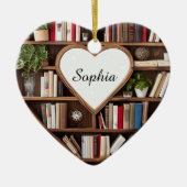 本好きの本オーナメント セラミックオーナメント (正面)