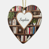 本好きの本オーナメント セラミックオーナメント (左)