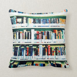 本好きの贈り物、本棚枕 クッション