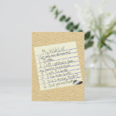 本好きの願い事 ポストカード (スタンド正面)