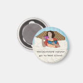 本好きは決して一人で寝ない マグネット (正面/裏面)