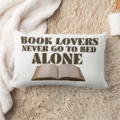 本好きは決して独りで寝ない ランバークッション (ブランケット)