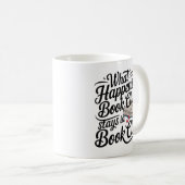 本好きへの面白いギフト コーヒーマグカップ (正面右)