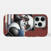 本好きパンダ iPhoneケース (裏面横)