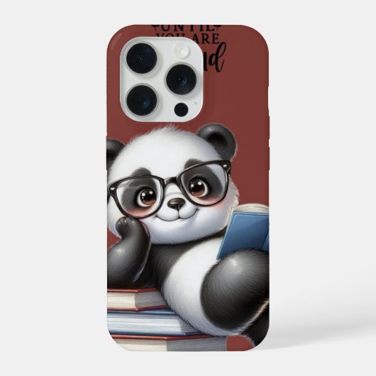 本好きパンダ iPhoneケース (裏面)