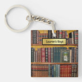 本好きヴィンテージクラシック本ケース本 キーホルダー (正面)