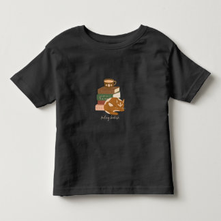 本好き猫 トドラーTシャツ