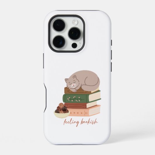 本好き猫 iPhoneケース (裏面)