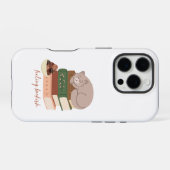 本好き猫 iPhoneケース (裏面横)