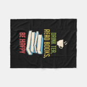 本好き – ティーブックスハッピー フリースブランケット (正面(横))