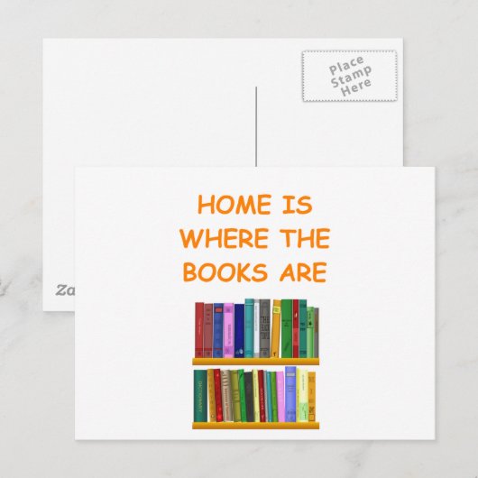 本好き ポストカード (正面/裏面)