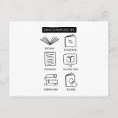 本好き ポストカード (正面)