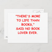 本好き ポストカード (正面/裏面)