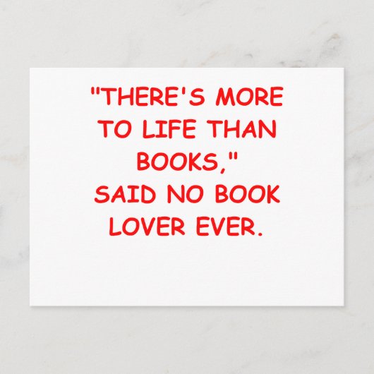 本好き ポストカード (正面)