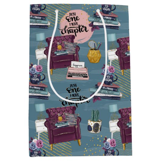 本好き ミディアムペーパーバッグ (正面)