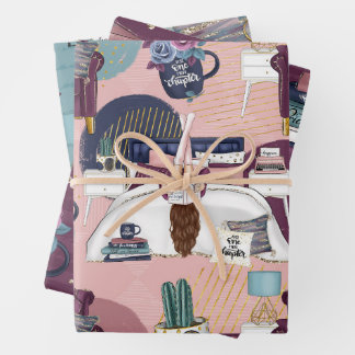 本好き ラッピングペーパーシート