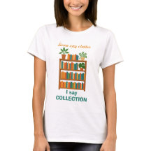 本好きTシャツ、ユーモラスな本コレクターズTシャツ