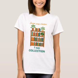 本好きTシャツ、ユーモラスな本コレクターズTシャツ Tシャツ