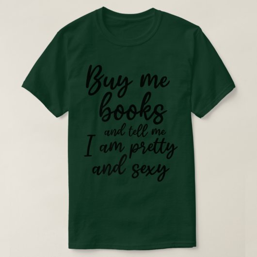 本好買き本を読んで言えかわいらし Tシャツ (デザイン正面)