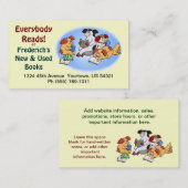 本屋か図書館 名刺 (正面/裏面)