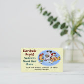 本屋か図書館 名刺 (スタンド正面)