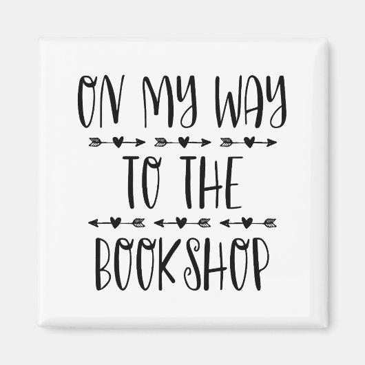 本屋に行く途中で マグネット (正面)