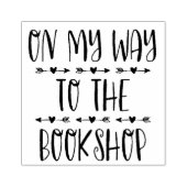 本屋に行く途中で ラバースタンプ (インプリント)