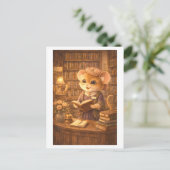 本屋の店主になったネズミ ポストカード (スタンド正面)