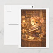 本屋の店主になったネズミ ポストカード (正面/裏面)
