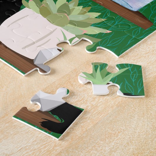 本屋の猫 ジグソーパズル (側面)