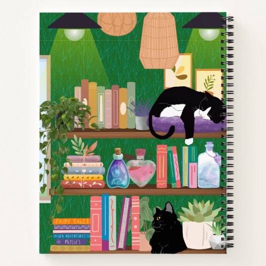 本屋の猫 ノートブック (裏面)