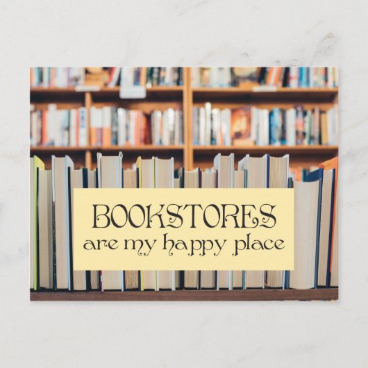 本屋は私のハッピープレイスポストカード ポストカード (正面)