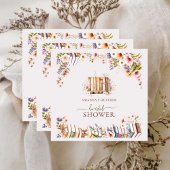 本屋赤面ワイルドフラワーブライダルシャワー スタンダードカクテルナプキン