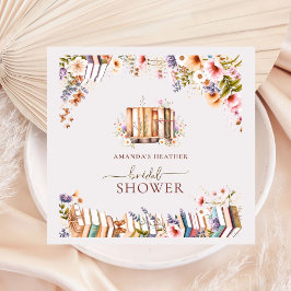 本屋赤面ワイルドフラワーブライダルシャワー スタンダードカクテルナプキン