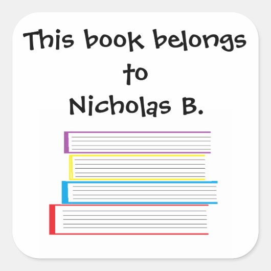 "本属しますに…"は ステッカー (正面)