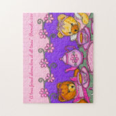 本当いつも友人愛~Bearsのお茶会 ジグソーパズル (縦)