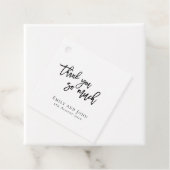 本当にありがとう/あなたの名前とメッセージ結婚の フェイバータグ (インサイチュ)