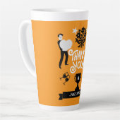 本当にありがとう カフェラテマグ (左アングル)