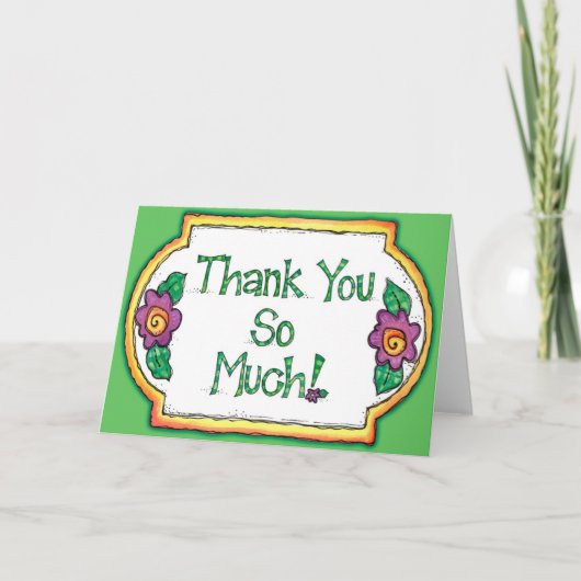 本当にありがとう サンキューカード (正面)