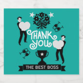 本当にありがとう スパークリングワインラベル (シングルラベル)