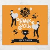 本当にありがとう スパークリングワインラベル (シングルラベル)