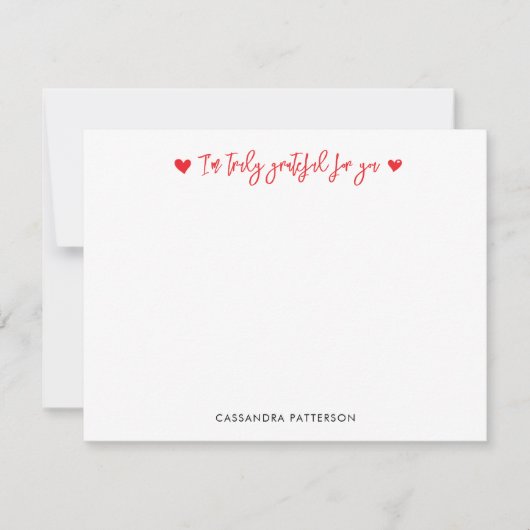 本当にありがとう ノートカード (正面)