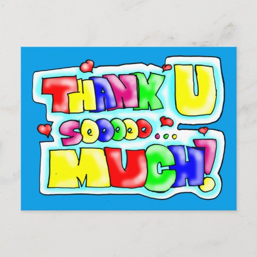 本当にありがとう！ ポストカード (正面)