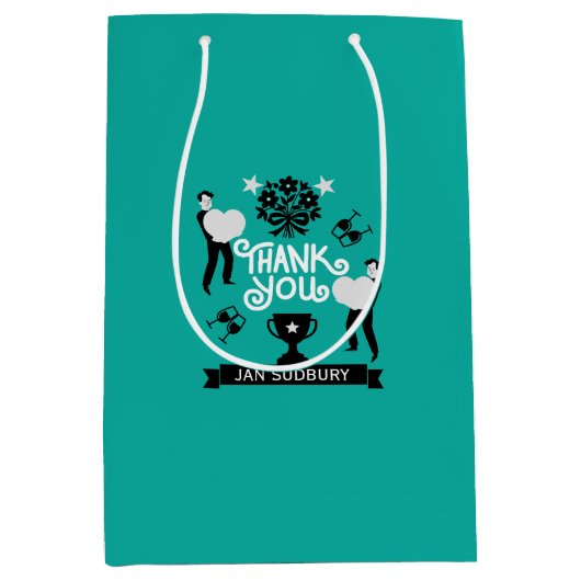 本当にありがとう ミディアムペーパーバッグ (正面)