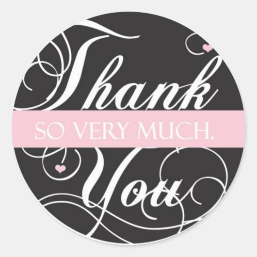 本当にありがとう ラウンドシール (正面)
