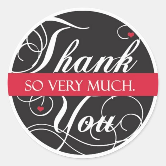本当にありがとう ラウンドシール (正面)