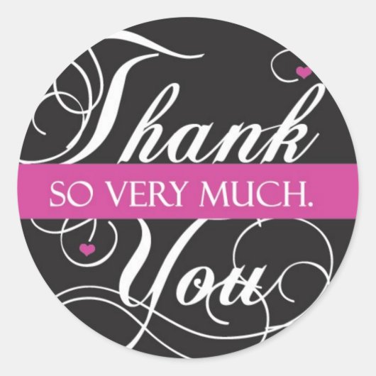 本当にありがとう ラウンドシール (正面)