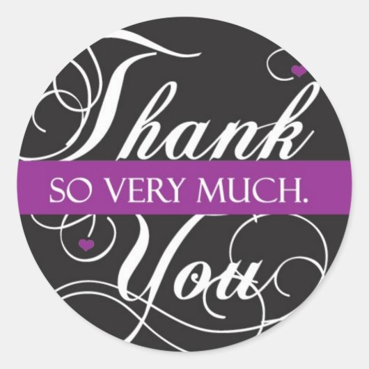 本当にありがとう ラウンドシール (正面)