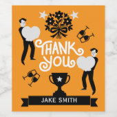 本当にありがとう ワインラベル (シングルラベル)