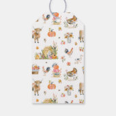 本当にありがとう | 秋ベビーシャワー ギフトタグ (裏面)